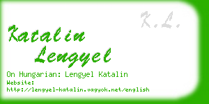 katalin lengyel business card